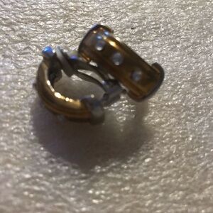 Elegant Gold and Silver Clip on  Earrings